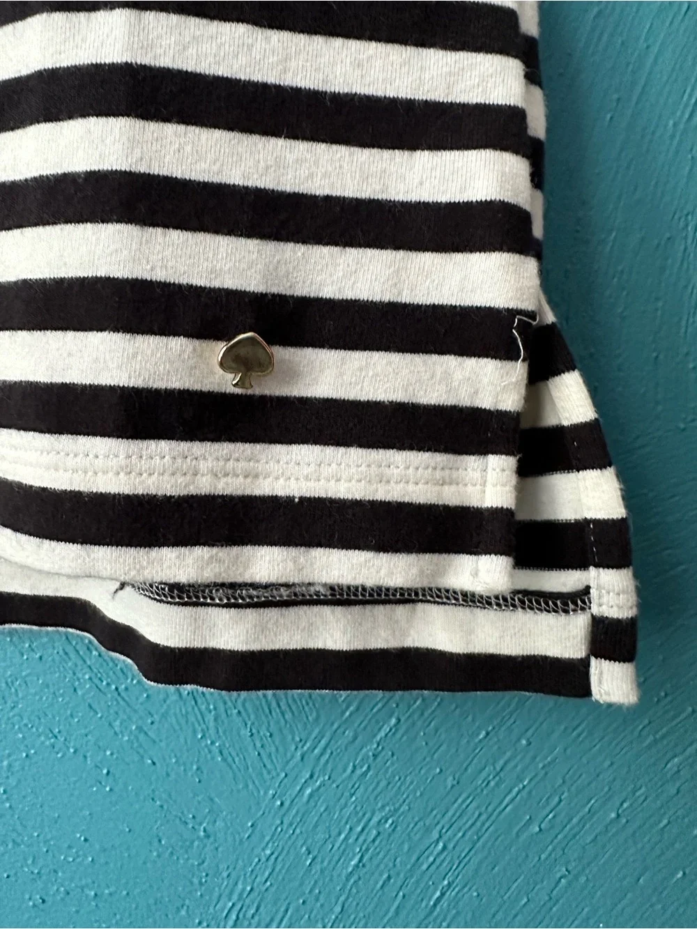 Kate Spade black and white Wheaton tee size Medium
